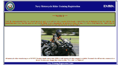 Desktop Screenshot of navymotorcyclerider.com