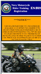 Mobile Screenshot of navymotorcyclerider.com